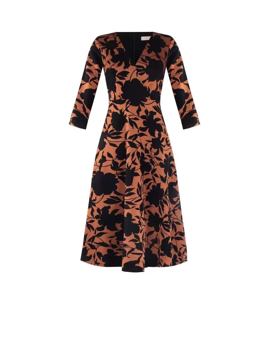 Full Dress With Contrasting Floral Print Quick Women Var Crock Dresses & Jumpsuits - 5