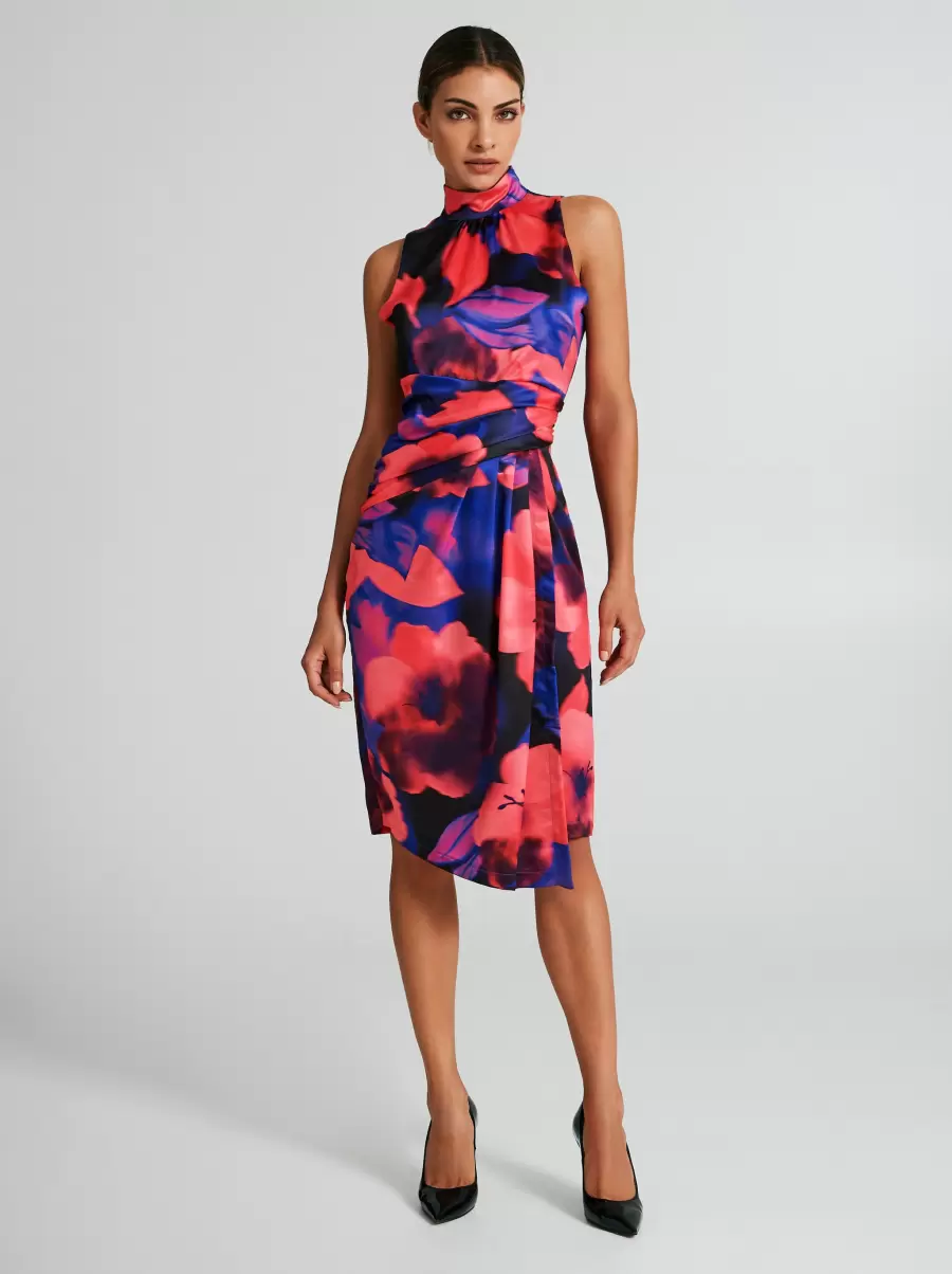 Var Violet Dark Dresses & Jumpsuits Timeless Short Multicolour Dress Women - 1