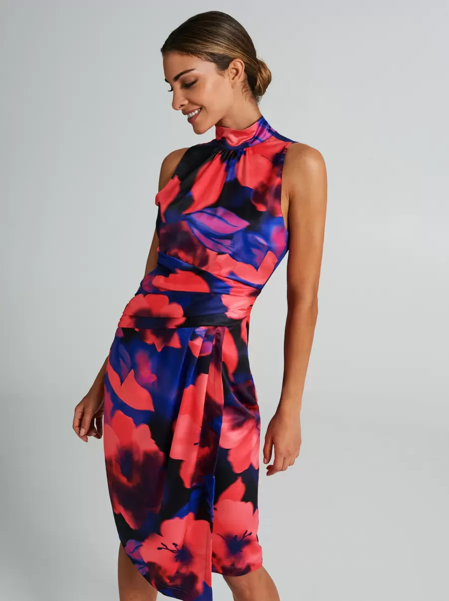 Var Violet Dark Dresses & Jumpsuits Timeless Short Multicolour Dress Women - 4