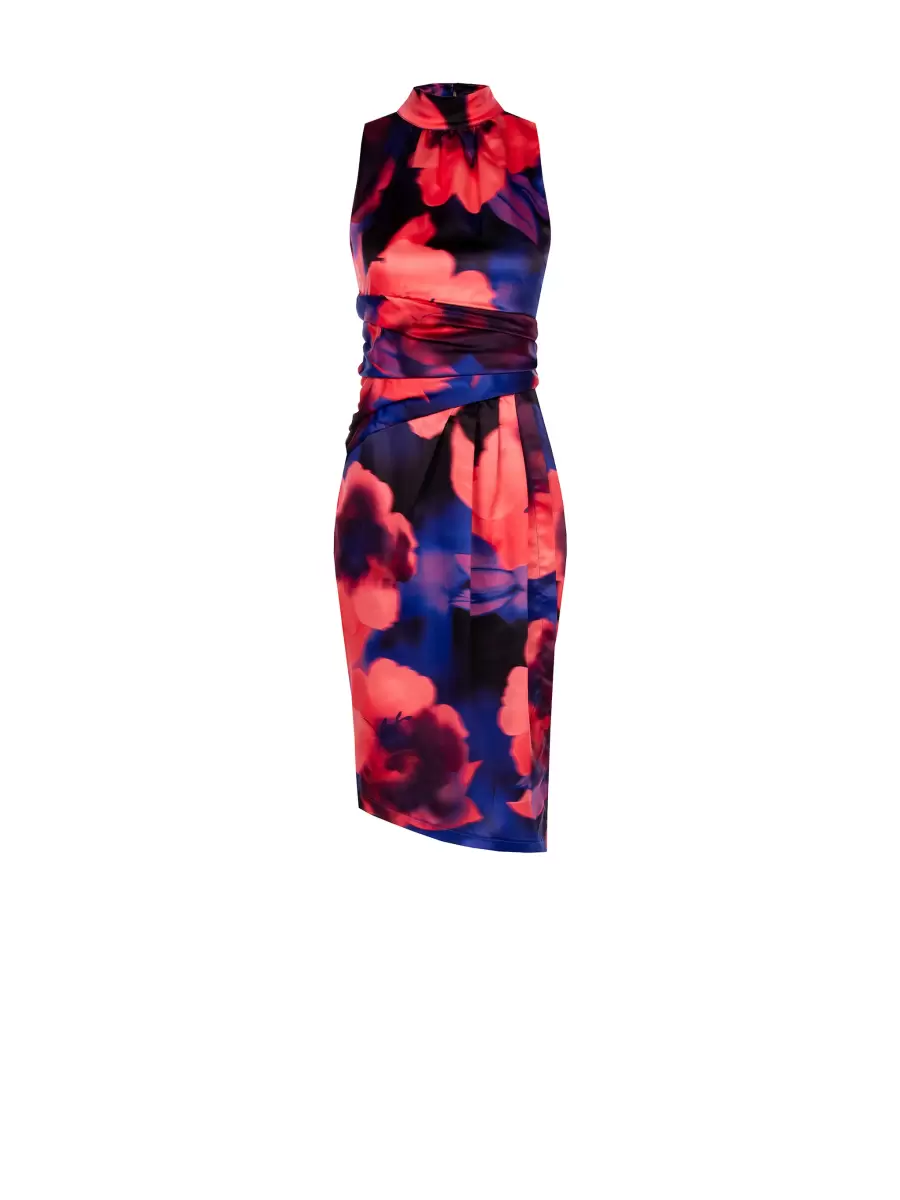 Var Violet Dark Dresses & Jumpsuits Timeless Short Multicolour Dress Women - 5