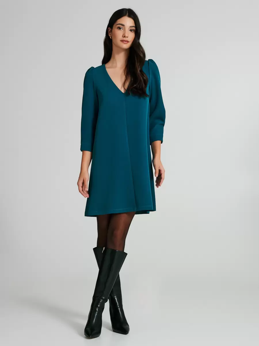 Green Dresses & Jumpsuits Women Short A-Line Dress 2024