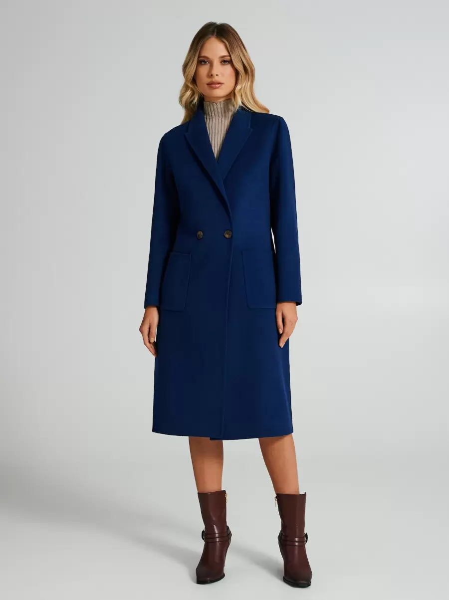 Cprd50127Parbo Capp Double B041 Women Blue Coats & Down Jackets Shop - 1