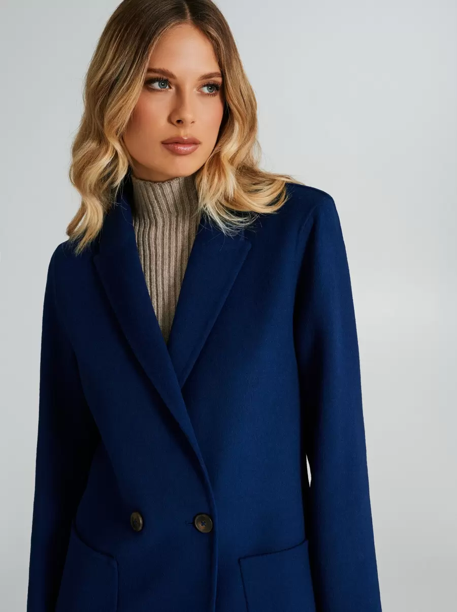Cprd50127Parbo Capp Double B041 Women Blue Coats & Down Jackets Shop - 3