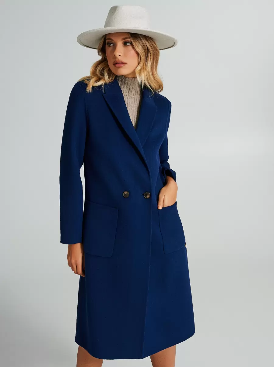 Cprd50127Parbo Capp Double B041 Women Blue Coats & Down Jackets Shop - 4
