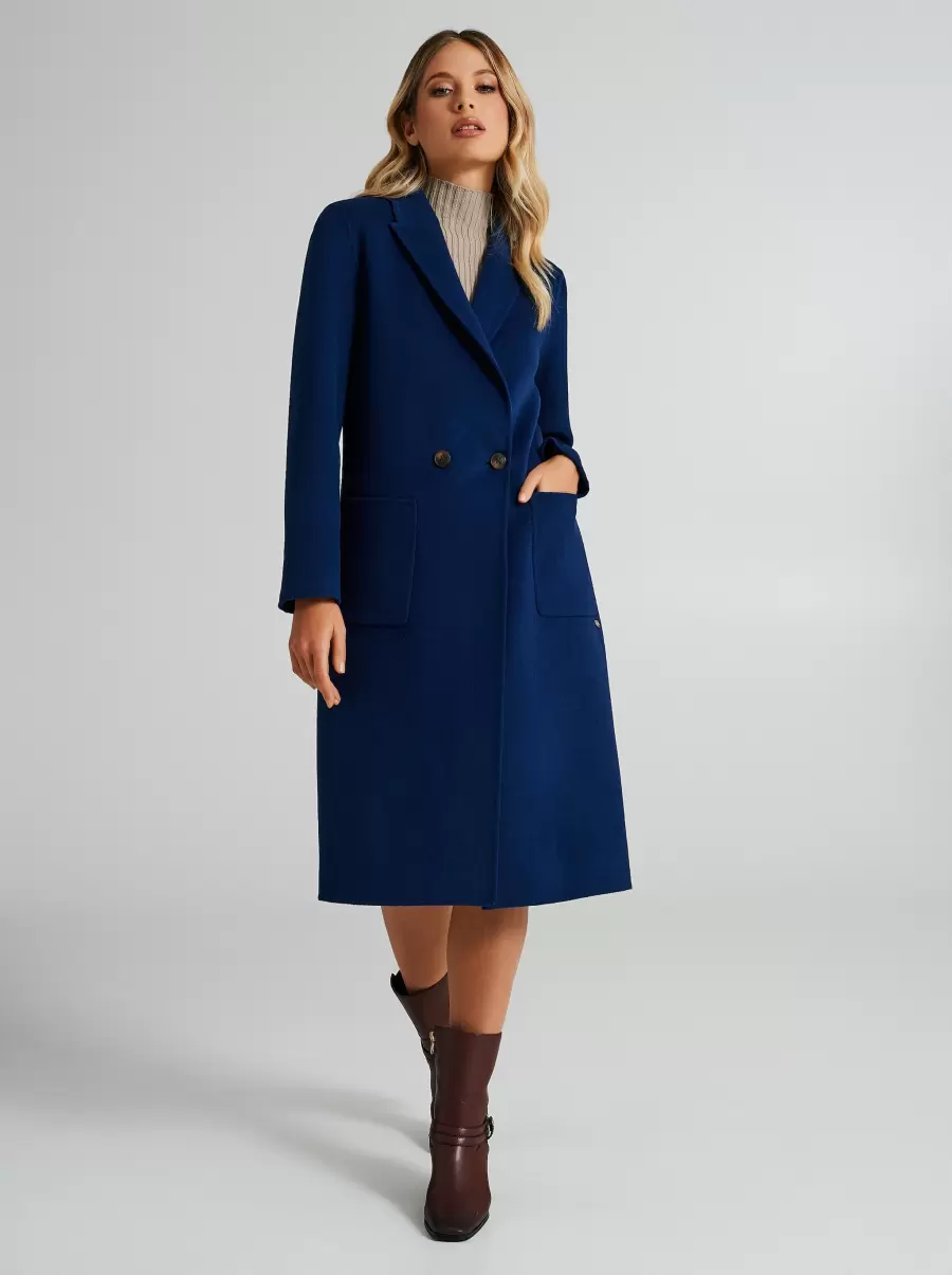 Cprd50127Parbo Capp Double B041 Women Blue Coats & Down Jackets Shop