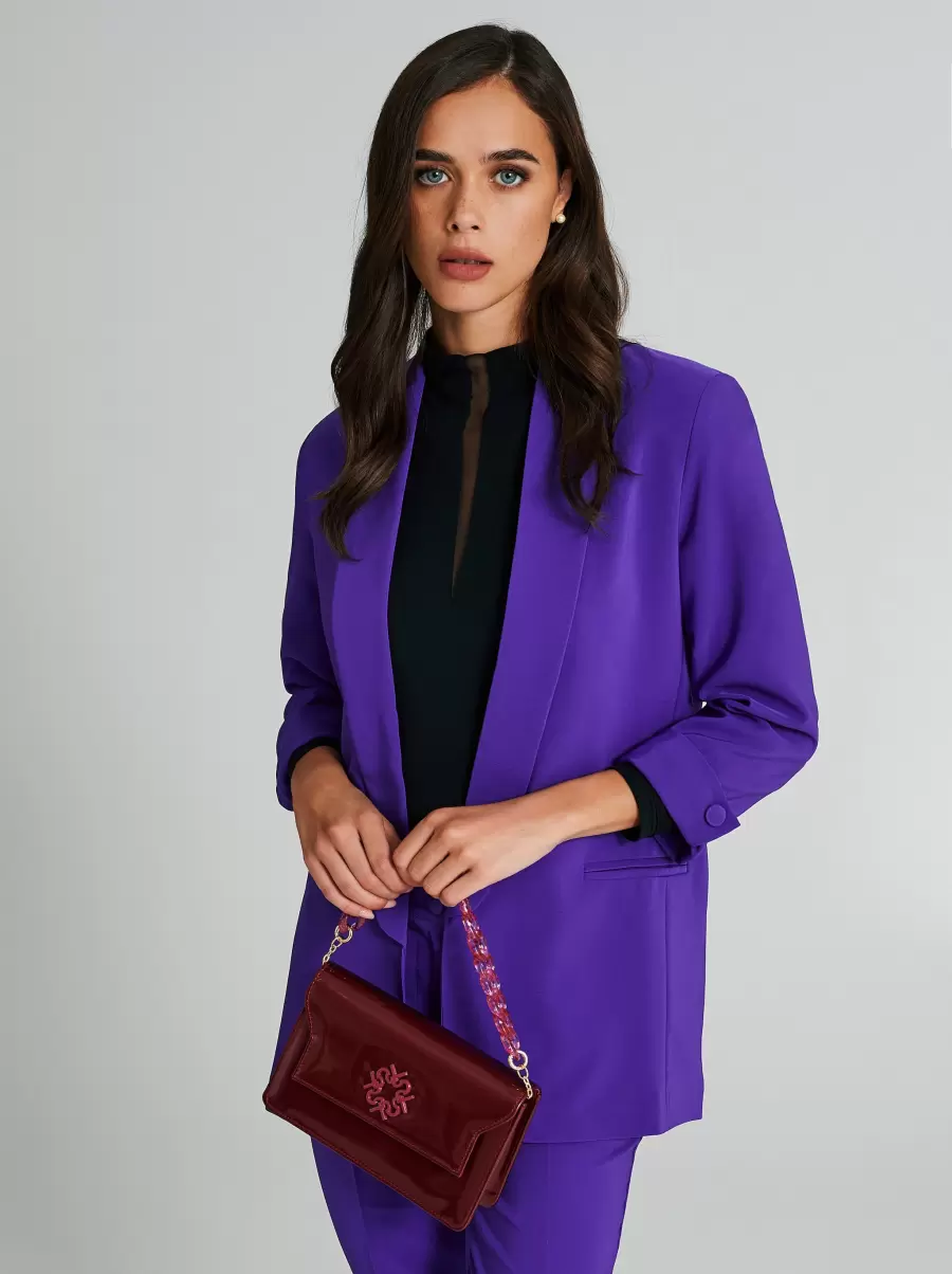 Suits Dark Violet Tested Outfit In Technical Fabric Women - 5
