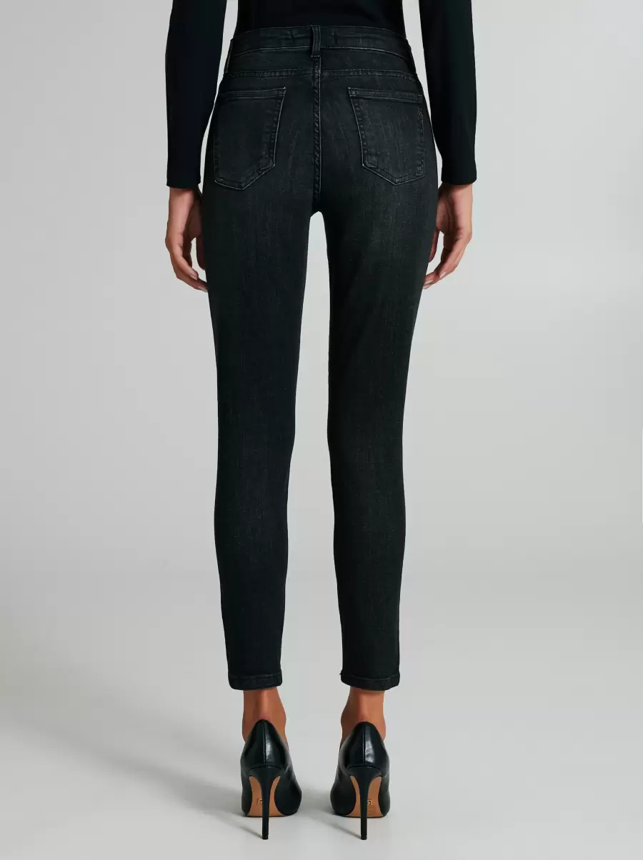 Women Trousers & Jeans Skinny Jeans With Jewel Detail Price Drop Black - 3