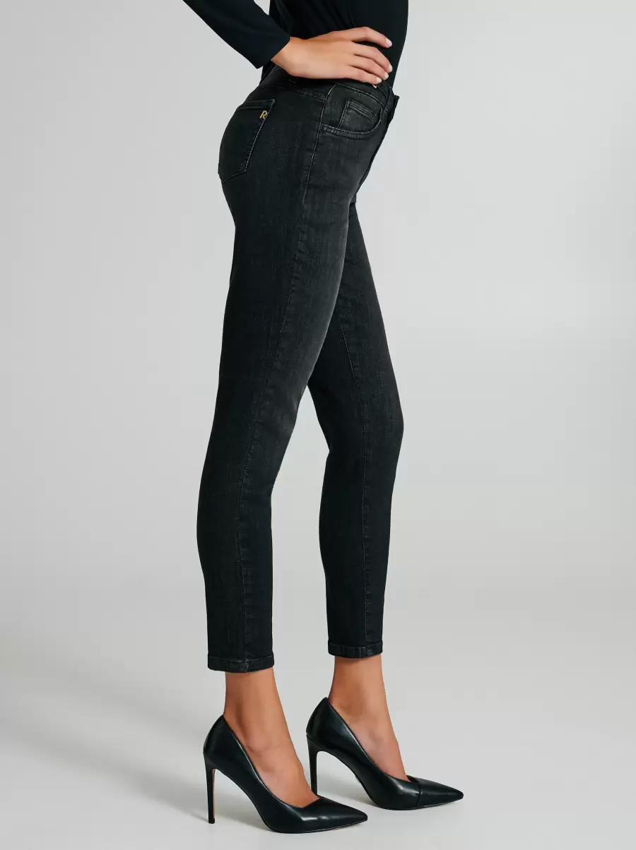 Women Trousers & Jeans Skinny Jeans With Jewel Detail Price Drop Black - 5