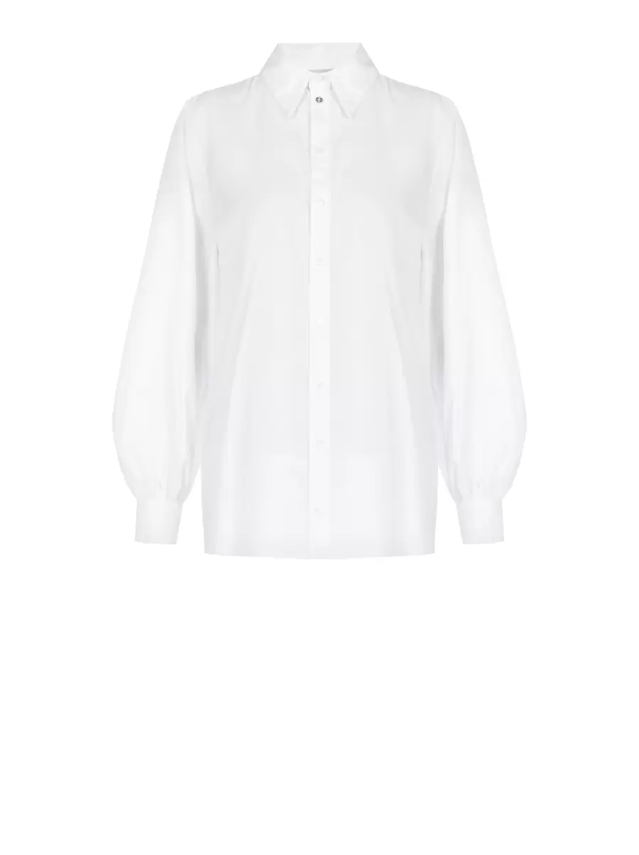 Deal Blouse With Puff Sleeves White Shirts & Blouses Women - 6
