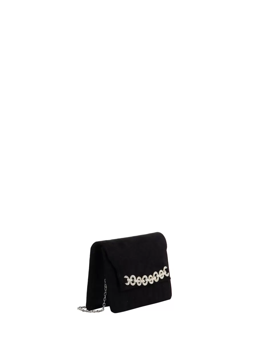 Purchase Bags Black Women Clutch Bag With Chain - 3