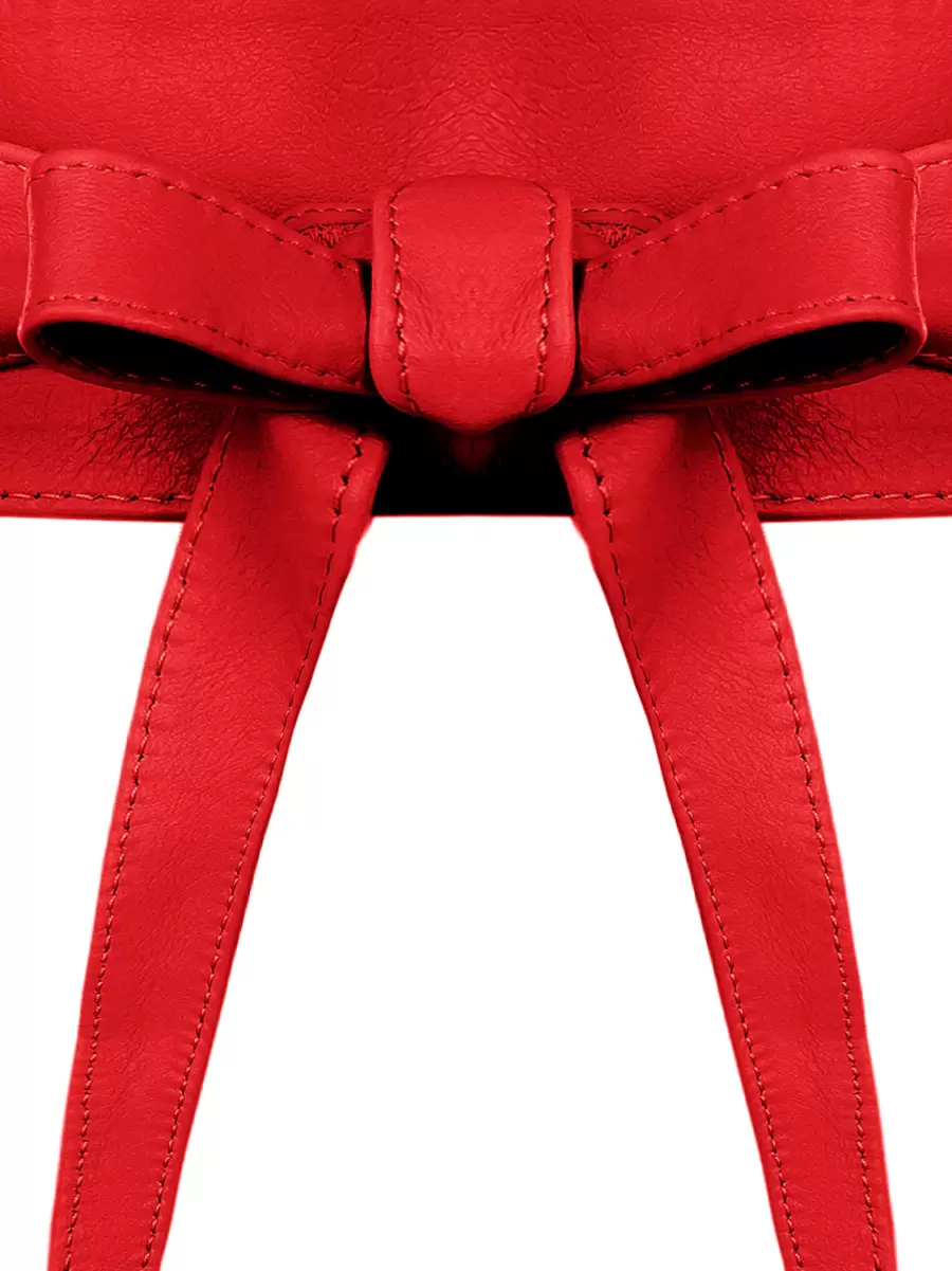 Red Women Soft Sash Belts Extend - 3