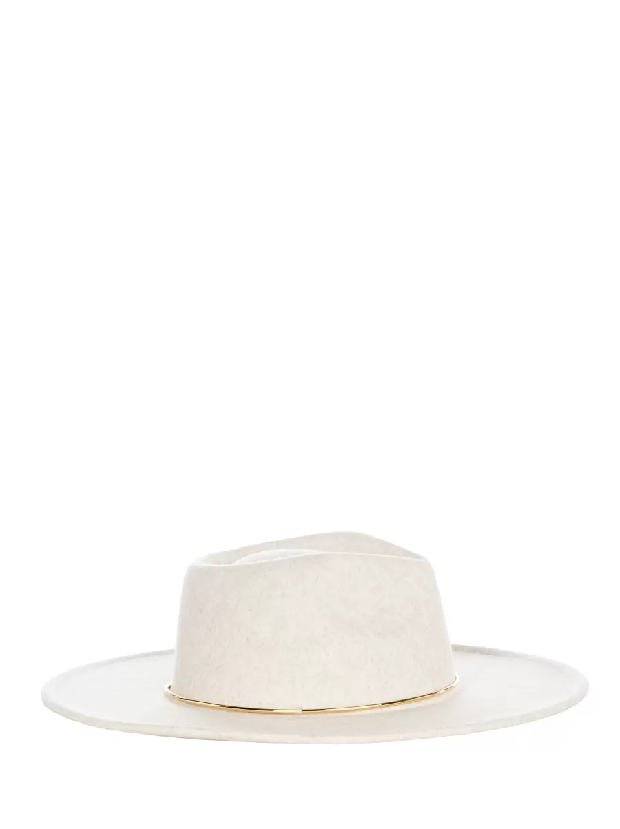 Women's Hats And Gloves White Cream Efficient Wide Brim Hat Women - 1