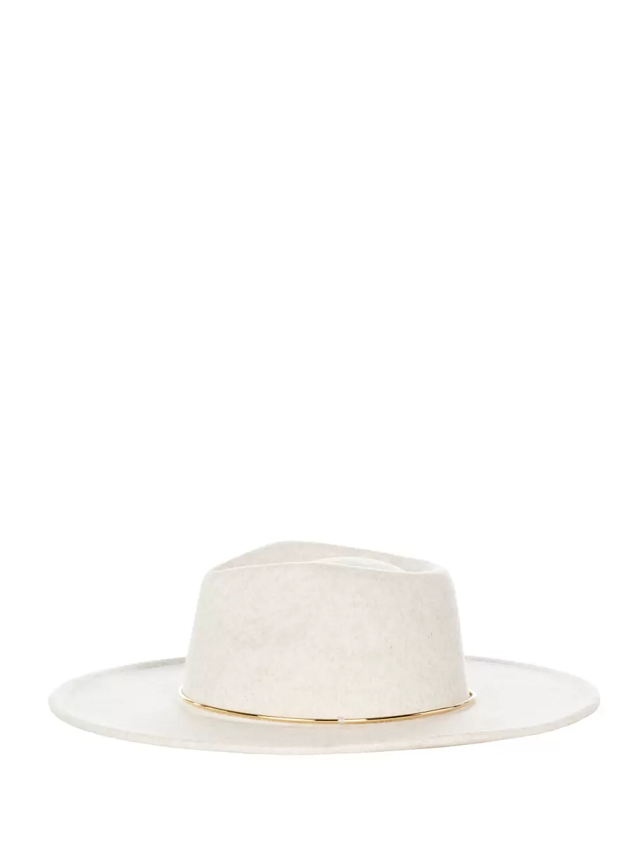 Women's Hats And Gloves White Cream Efficient Wide Brim Hat Women - 2