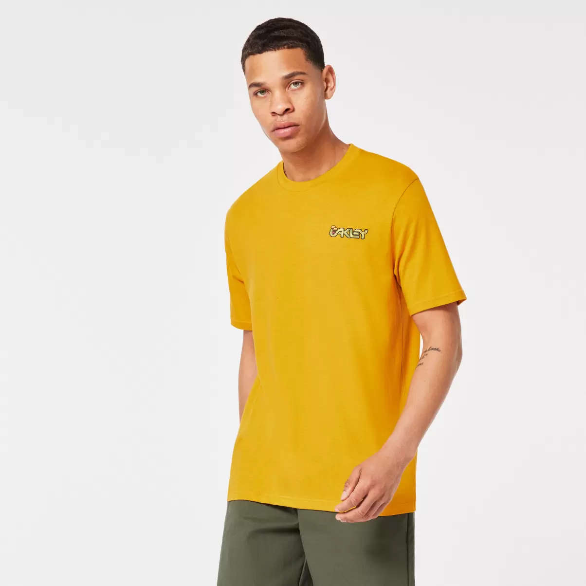 Men Agaricus Nassa Tee Oakley Amber Yellow T-Shirts