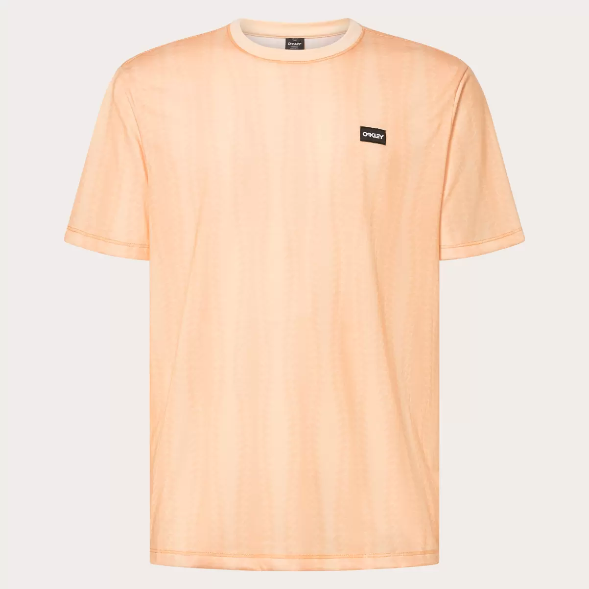 T-Shirts Orange Zig-Zag Print Men Vertical Sets Tee Oakley - 2