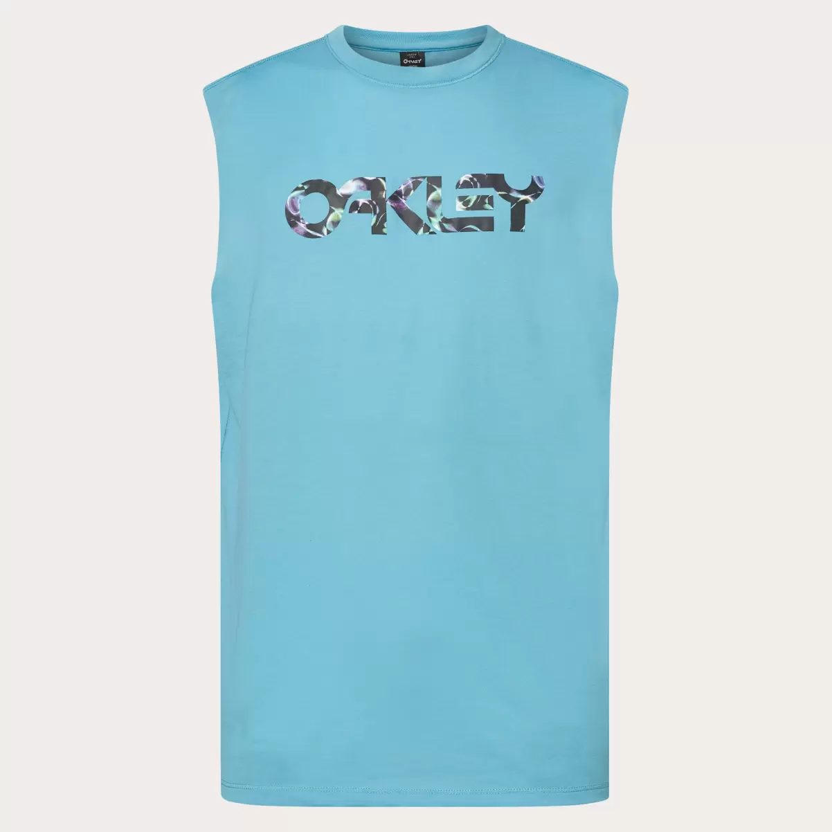 Kaleidoscope Sleeveless T-Shirts Oakley Men Bright Blue - 2