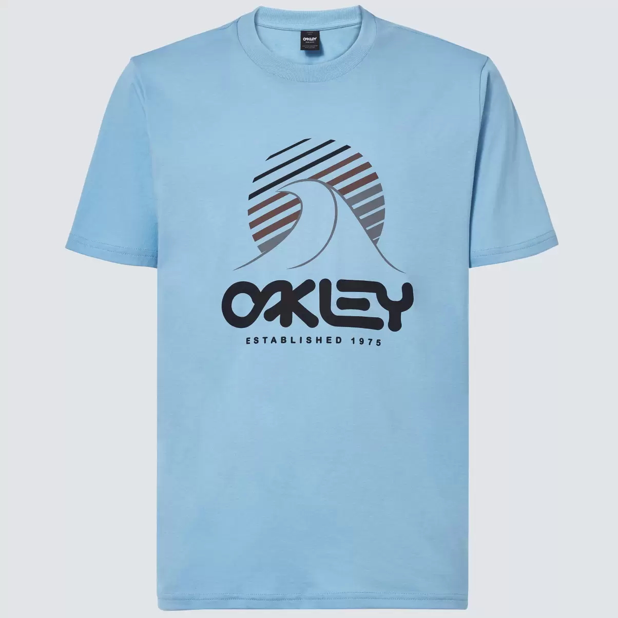 Stonewash Blue Men One Wave B1B Tee Oakley T-Shirts - 2