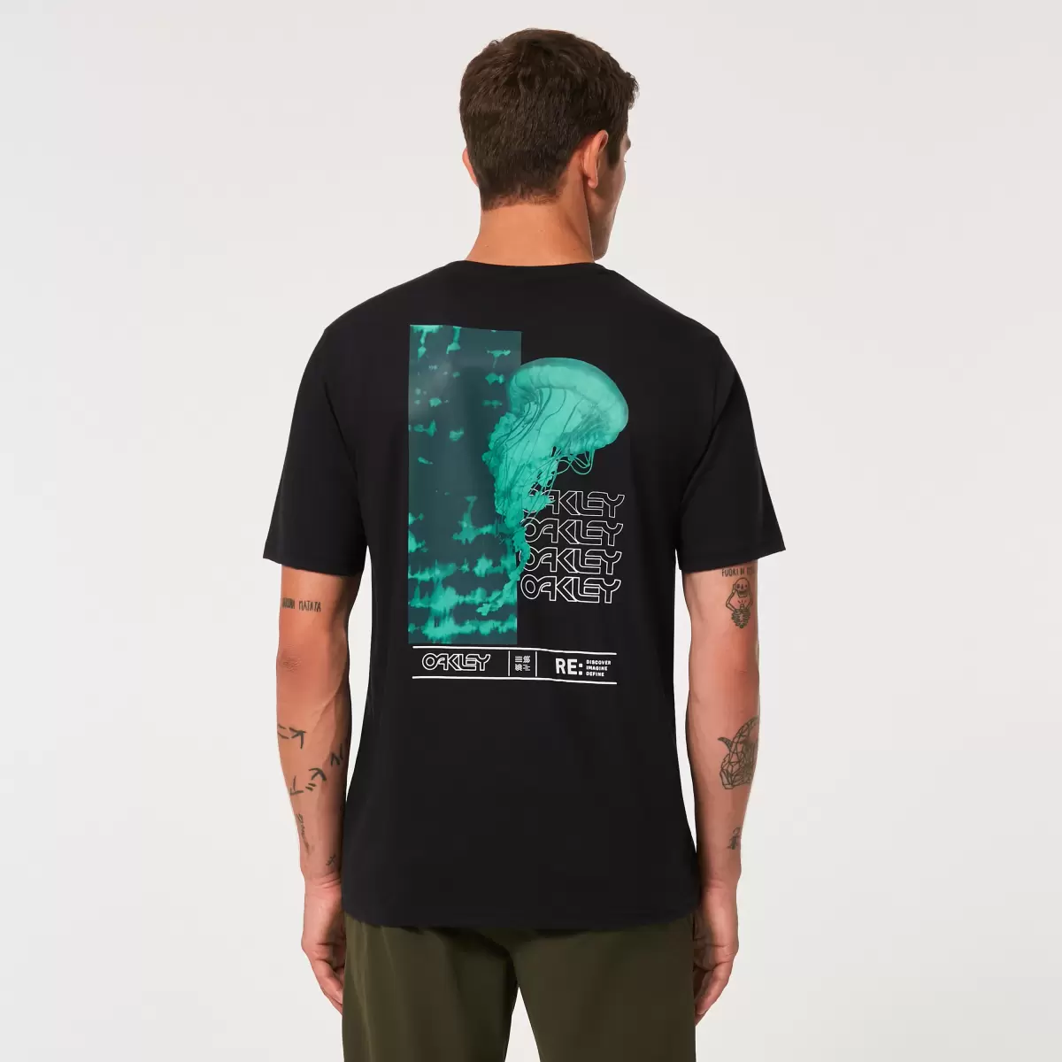 Blackout Men Oakley Jellyfish B1B Rc Tee T-Shirts - 4