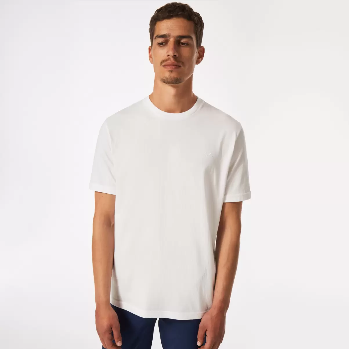 Men Oakley Off White Relaxed Short Sleeve Tee T-Shirts
