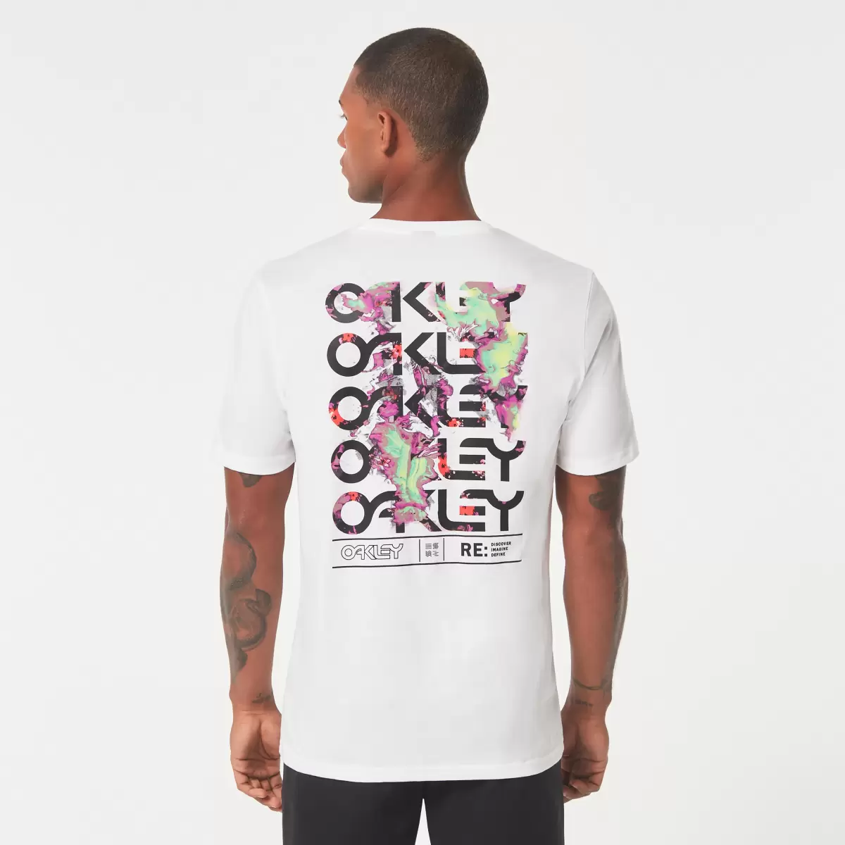 Men Wynwood Bark Rc Tee White Oakley T-Shirts - 4