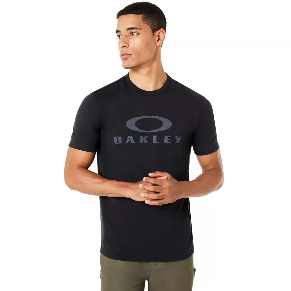 Men T-Shirts Blackout Oakley O Bark
