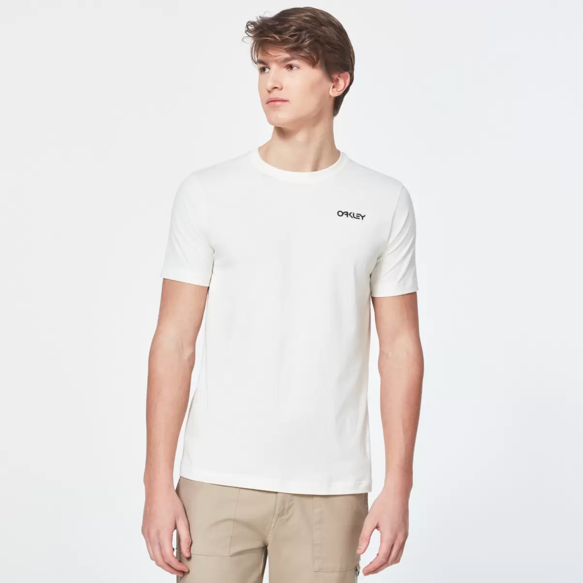 Arctic White Back Ad Heritage Tee Oakley Men T-Shirts