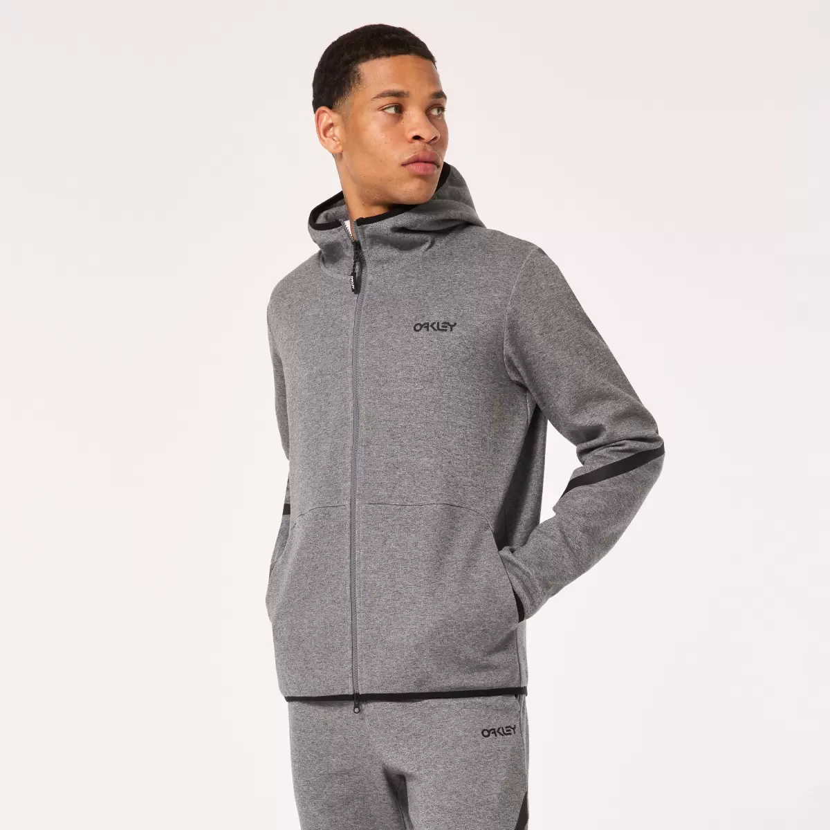 Hoodies & Sweatshirts New Athletic Grey Roam Commuter Rc Fz Hoodie Oakley Men