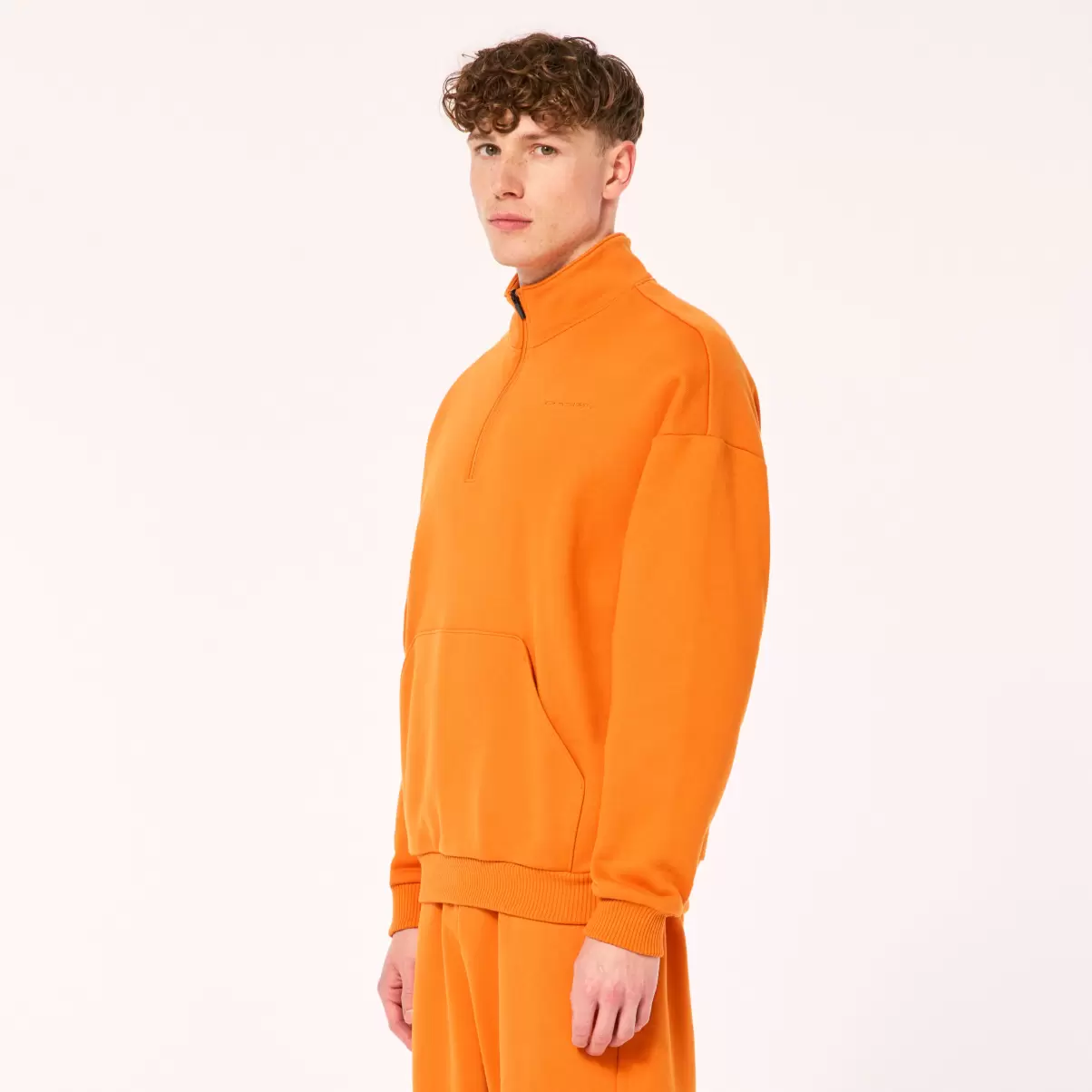 Soho 1/4 Zip Sweatshirt Men Burnt Orange Hoodies & Sweatshirts Oakley - 1