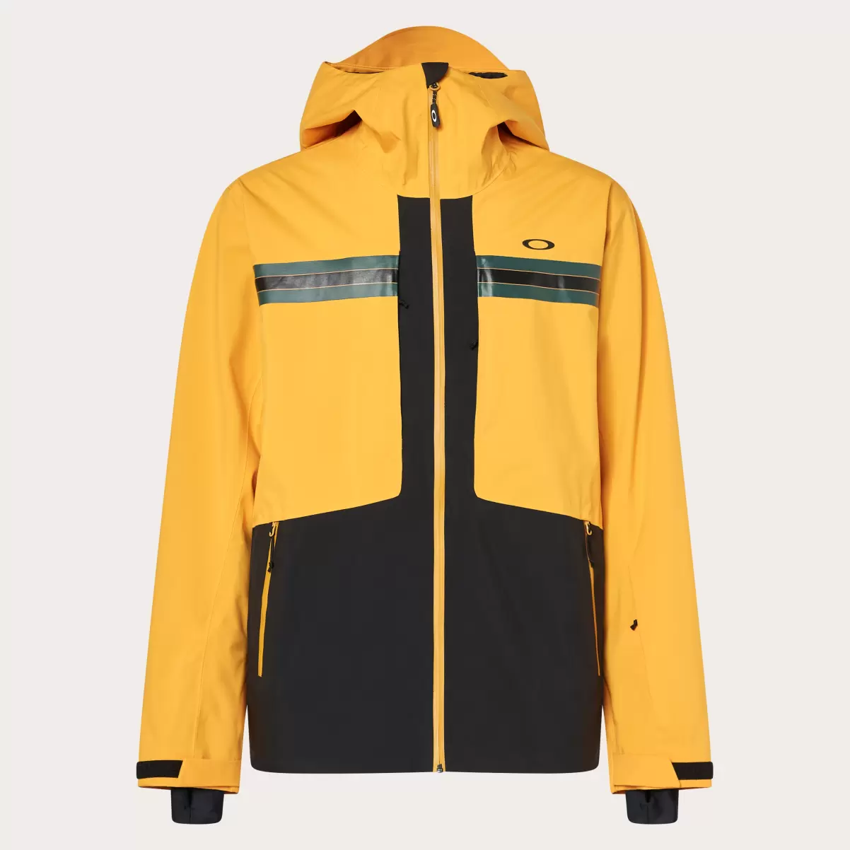 Oakley Tc Reduct Earth Shell Jacket Jackets & Vests Amber Yellow/Hunter Green Men - 2
