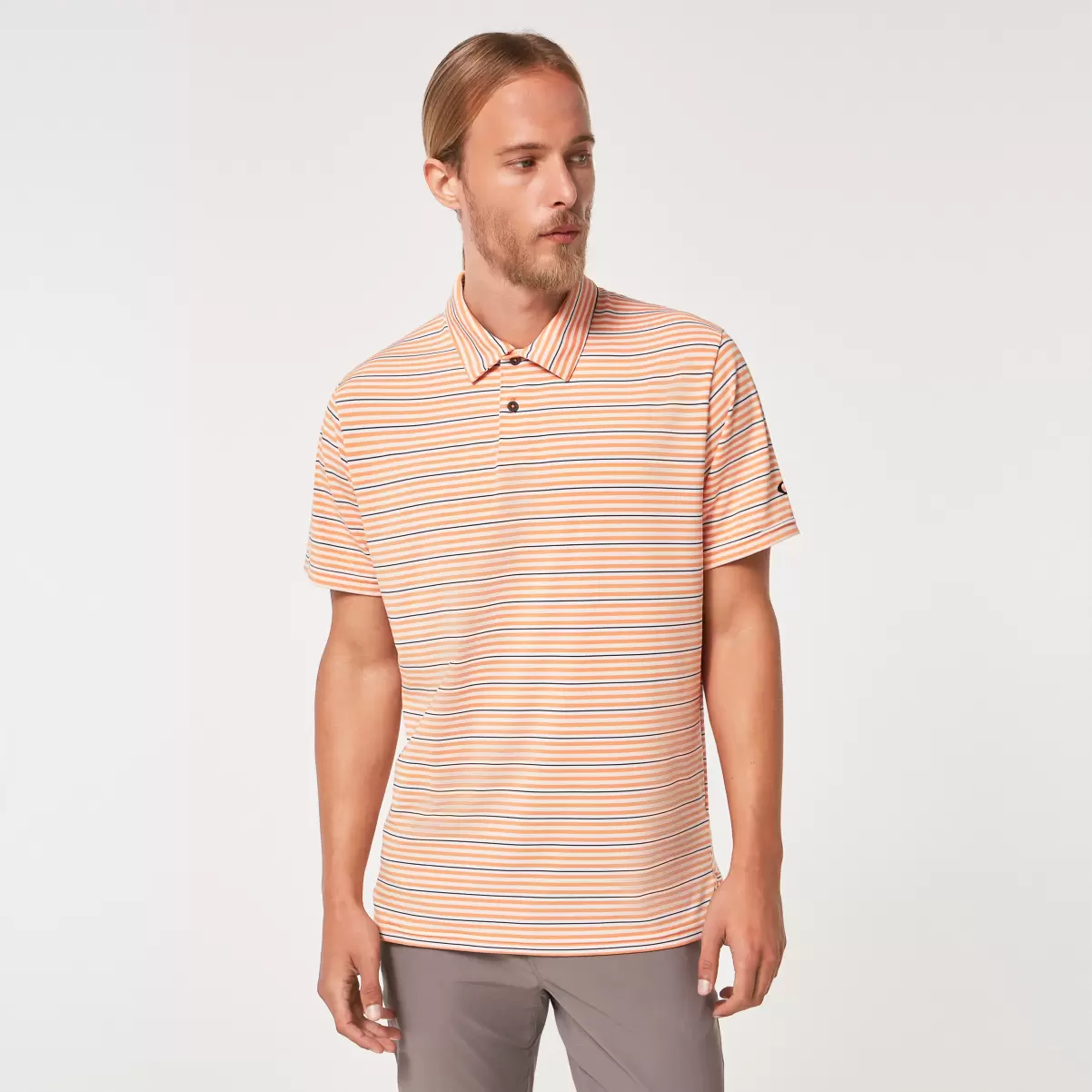Polo Shirts Oakley Archive Stripe Soft Orange Men
