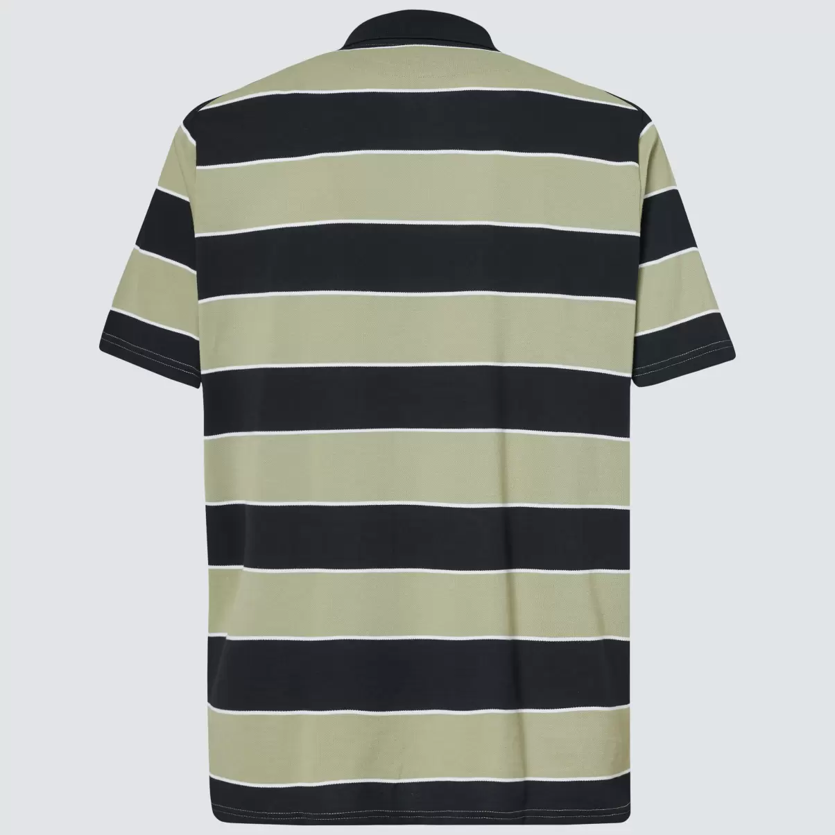 Polo Shirts Oakley Retro Soft Stripe Men Uniform Green/Blackout - 3