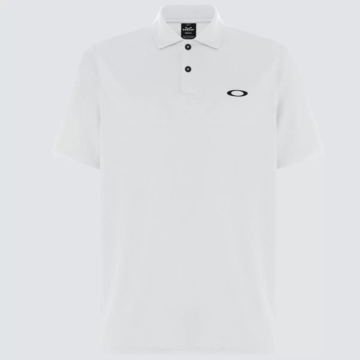 Men Oakley Icon Tn Protect Rc Polo I White Polo Shirts - 2