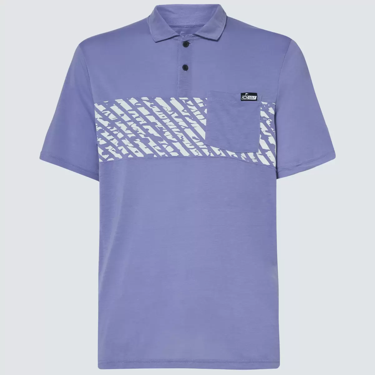 Oakley Sand Stripe Pocket Polo Shirts New Lilac Men - 2