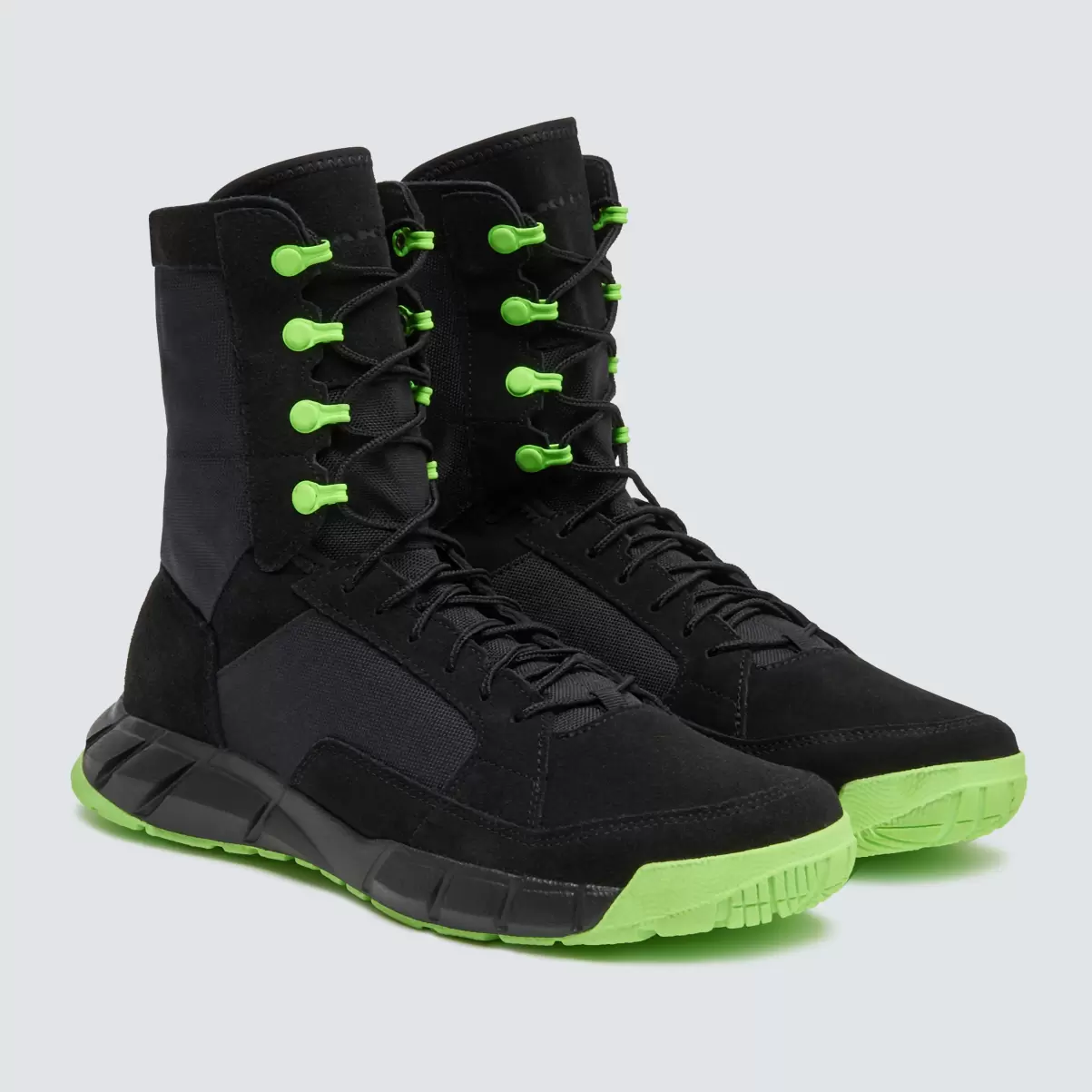 Black/Neon Green Oakley Men Coyote Neon Boots Footwear - 1