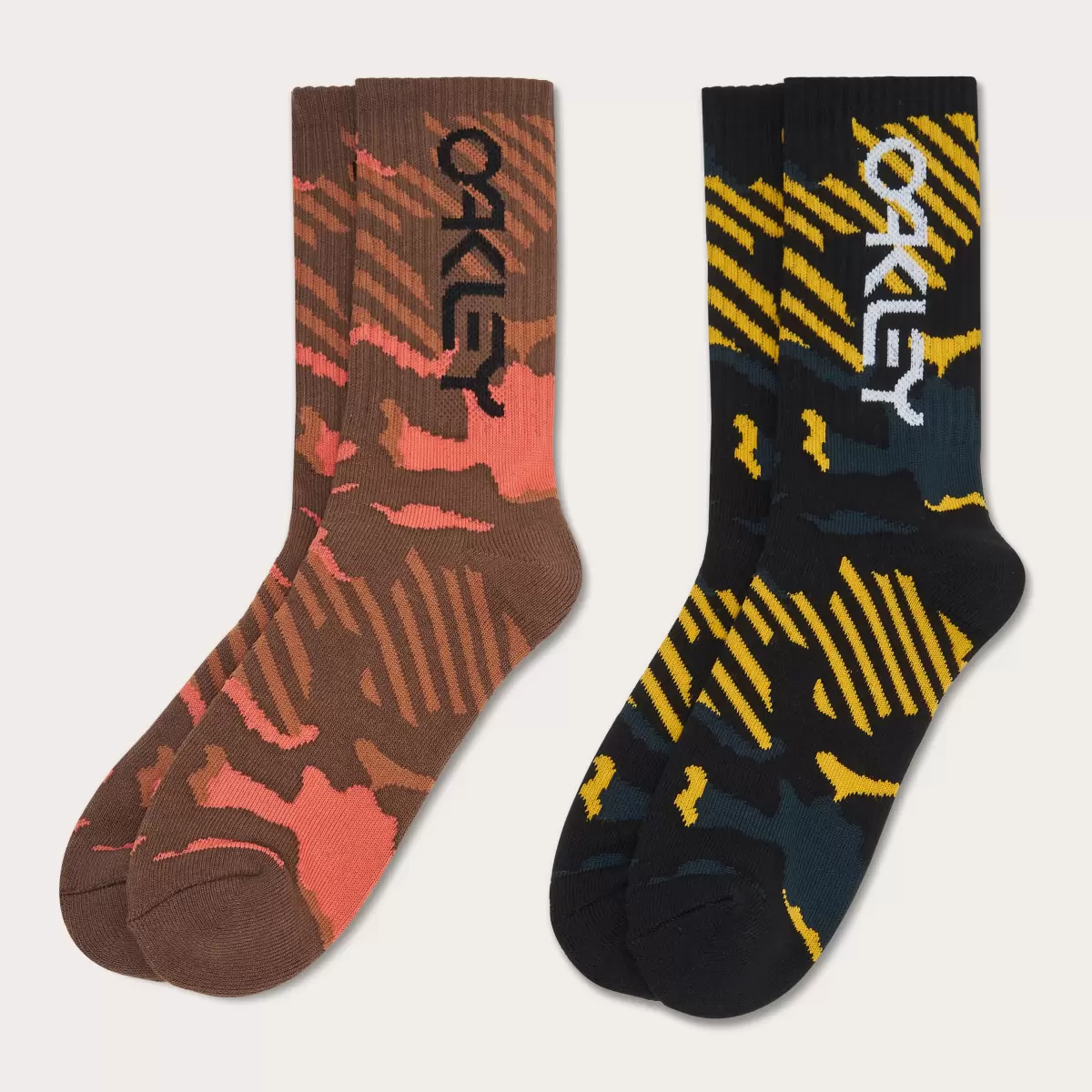 Socks Camo B1B Rc Socks 2.0(2 Pcs) Oakley Men Orange Stripe/Grip Camo - 2
