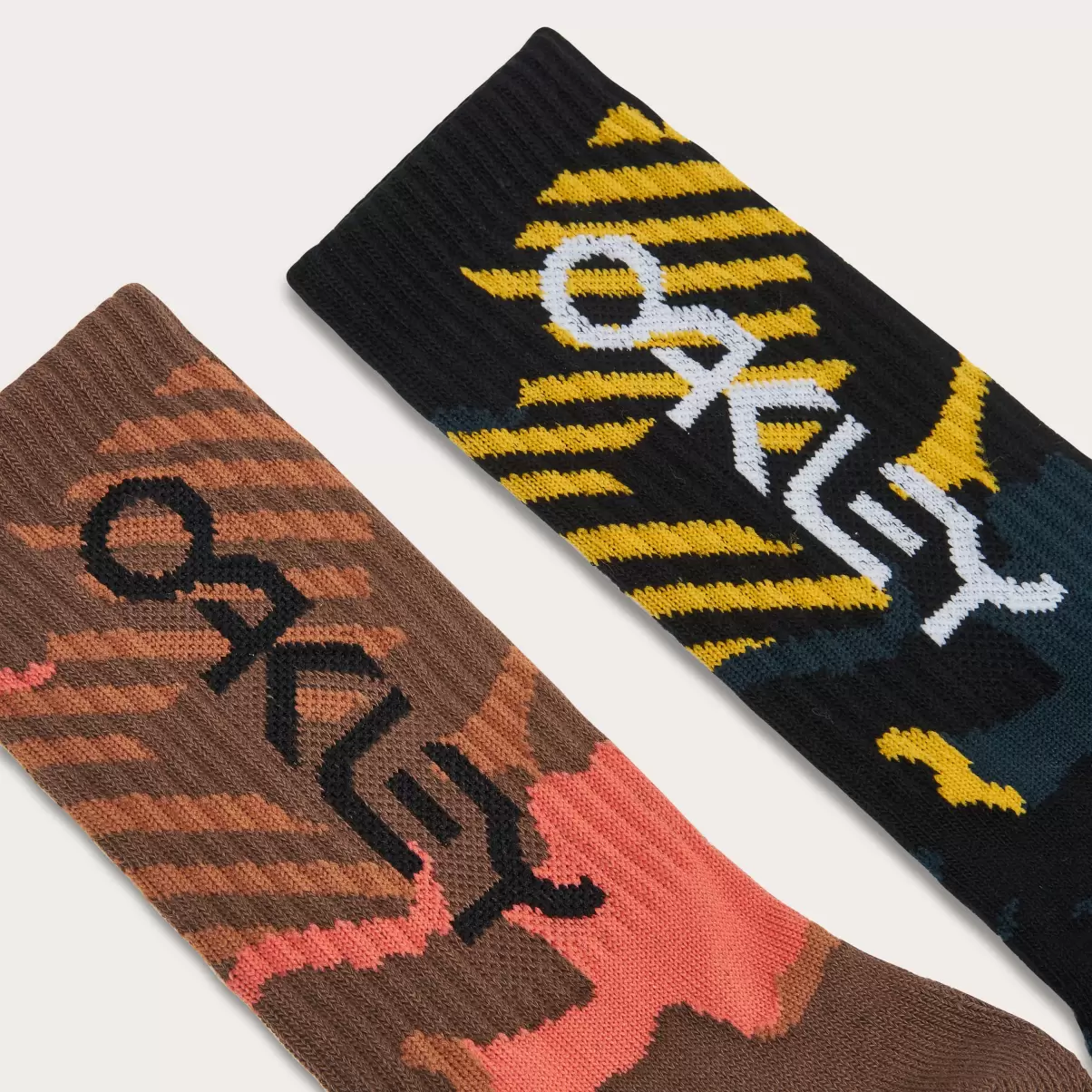 Socks Camo B1B Rc Socks 2.0(2 Pcs) Oakley Men Orange Stripe/Grip Camo - 3