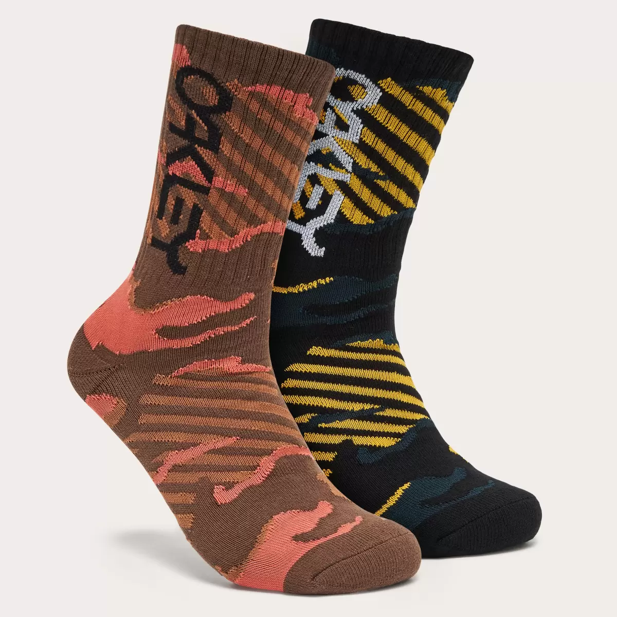 Socks Camo B1B Rc Socks 2.0(2 Pcs) Oakley Men Orange Stripe/Grip Camo