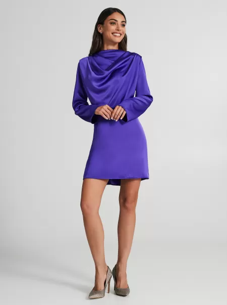 Dresses & Jumpsuits Violet Money-Saving Women Short Cowl-Neck Dress