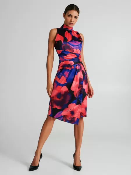 Var Violet Dark Dresses & Jumpsuits Timeless Short Multicolour Dress Women