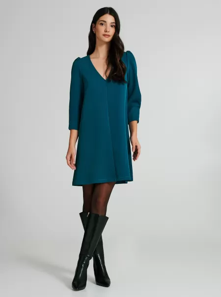 Green Dresses & Jumpsuits Women Short A-Line Dress 2024