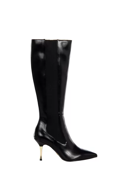 Black Footwear Quick High-Heeled Boots With Thin Heel Women
