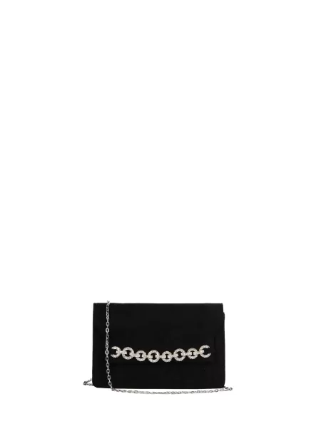 Purchase Bags Black Women Clutch Bag With Chain