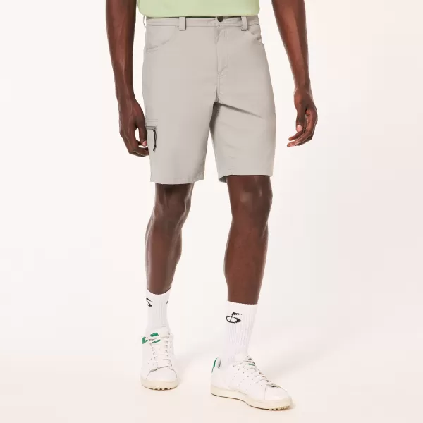 Neutral Gray Men Hybrid Shorts Oakley Golf Hybrid Short