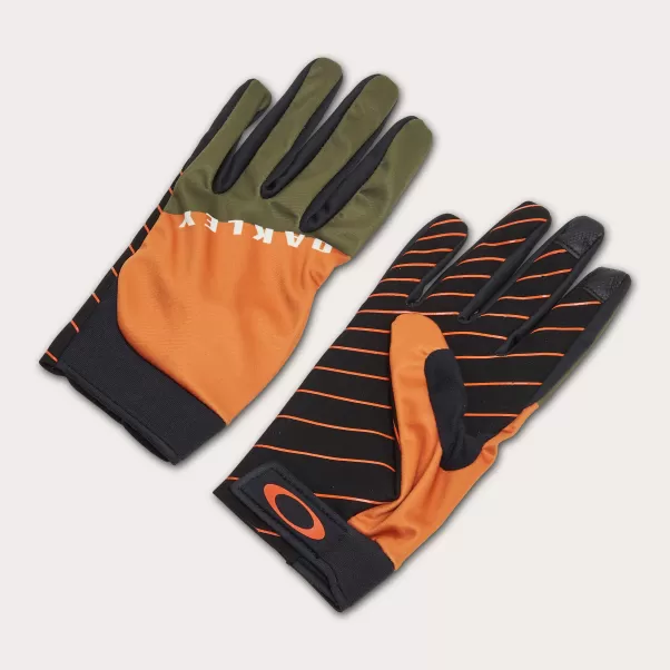 Oakley Icon Classic Road Glove Gloves Men New Dark Brush/Orange